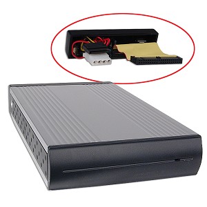 3.5" Speed Metal USB 2.0 Aluminum External IDE/SATA HDD Enclosur